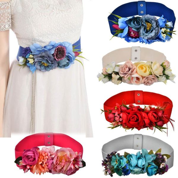 belts korean style buckle elastic wide belt for women stretch handmade flower cummerbunds waistband waist women's dress, Black;brown
belts korean style buckle elastic wide belt for women stretch handmade flower cummerbunds waistband waist women's dress, Black;brown