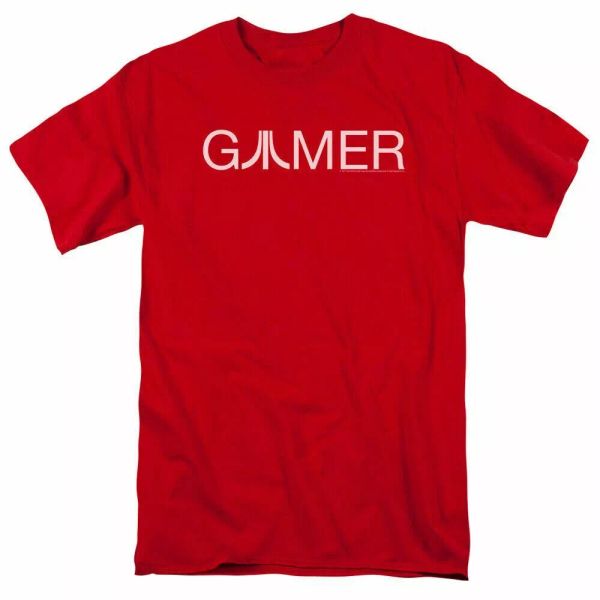 atari gamer t shirt mens licensed classic video game tee red, White;black 
atari gamer t shirt mens licensed classic video game tee red, White;black
