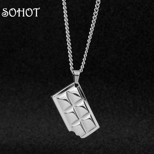 minimalist style stainless steel punk chocolate pendant choker necklace chic trendy for women man jewelry bijoux chokers, Golden;silver
minimalist style stainless steel punk chocolate pendant choker necklace chic trendy for women man jewelry bijoux chokers, Golden;silver