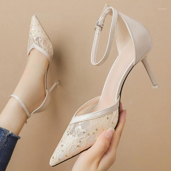 dress shoes women's high heels lady pointed-toe mesh rhinestone v mouth a word buckle sandals party 2021 summer1, Black
dress shoes women's high heels lady pointed-toe mesh rhinestone v mouth a word buckle sandals party 2021 summer1, Black