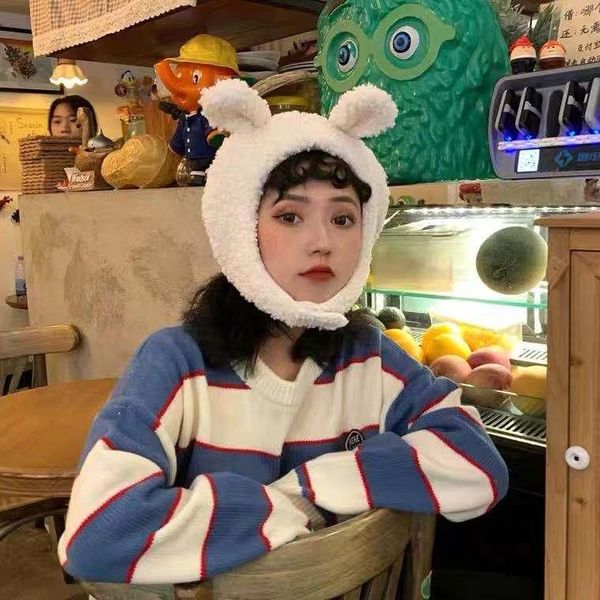 beanie/skull caps japanese soft girl warm hat cute earmuffs female winter lamb hair toe outdoor wild, Blue;gray
beanie/skull caps japanese soft girl warm hat cute earmuffs female winter lamb hair toe outdoor wild, Blue;gray