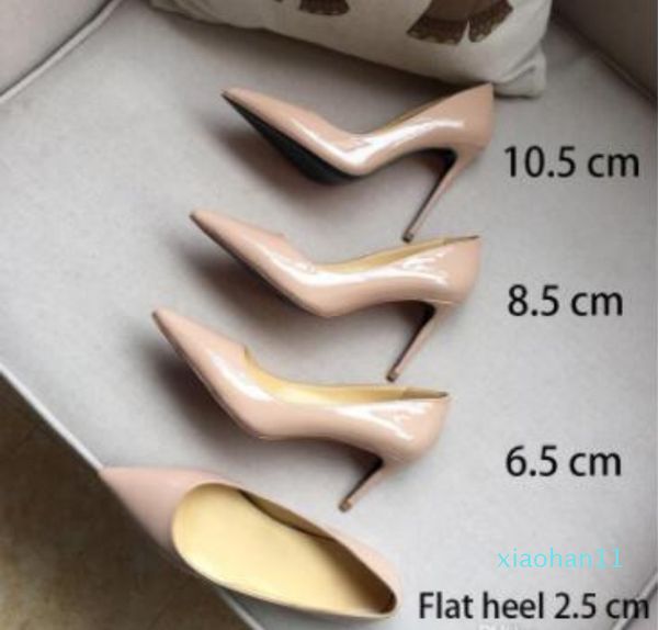

fashion designer nude black red women shoes high heels 8cm 10cm 12cm leather pointed toes pumps dress shoes