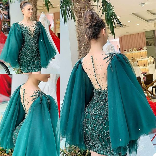 glitter short evening dresses crystal beads appliqued lace luxury prom pageant gown robe de mariée long sleeve sweep train custom made sheat, Black
glitter short evening dresses crystal beads appliqued lace luxury prom pageant gown robe de mariée long sleeve sweep train custom made sheat, Black