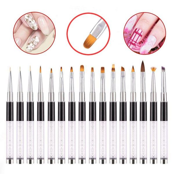 nail brushes women fashion 16 types builder uv gel extension drawing pen art painting brush manicure tools carving, Yellow
nail brushes women fashion 16 types builder uv gel extension drawing pen art painting brush manicure tools carving, Yellow