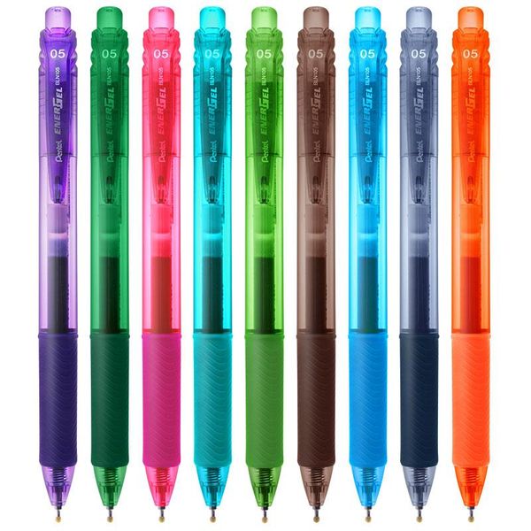 1pc japan pentel energel gel pen color ink quick drying pens press rollerball 0.5mm needle tip office school supplies bln105
1pc japan pentel energel gel pen color ink quick drying pens press rollerball 0.5mm needle tip office school supplies bln105