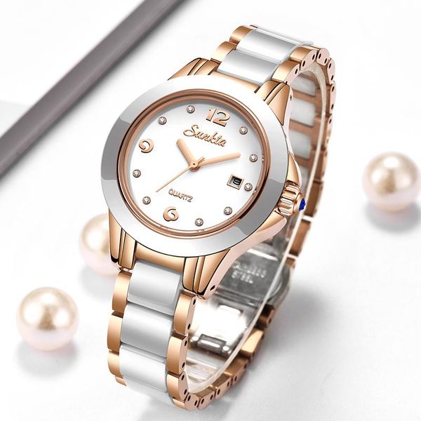 women's rose gold watches sunkta 2021 ladies ultra-thin clock fashion boutique girl watch senhoras assistir wristwatches, Slivery;brown
women's rose gold watches sunkta 2021 ladies ultra-thin clock fashion boutique girl watch senhoras assistir wristwatches, Slivery;brown