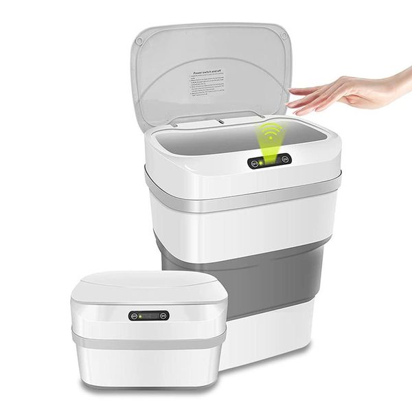 waste bins 17.5l smart induction trash can,creative folding can electric type touch bin portable desktop 
waste bins 17.5l smart induction trash can,creative folding can electric type touch bin portable desktop