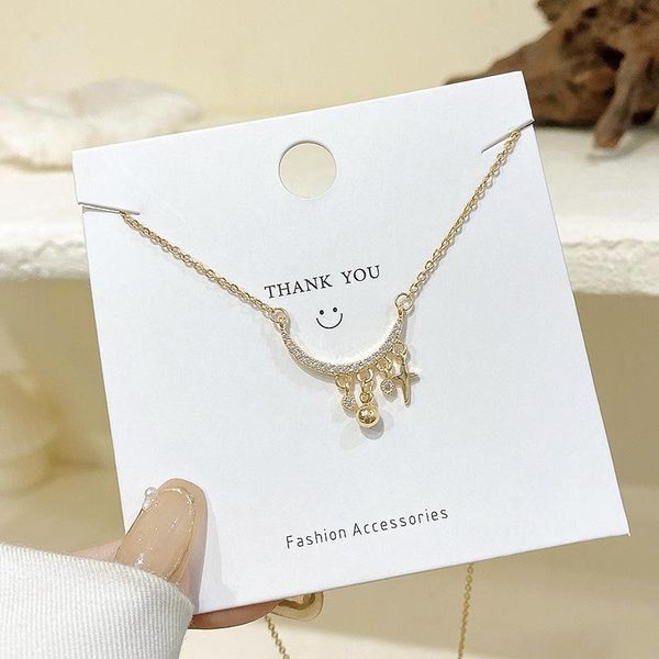 pendant necklaces 2021 fashion luxury star moon necklace for women metal clavicle chain hip hop punk jewelry gift accessories, Silver
pendant necklaces 2021 fashion luxury star moon necklace for women metal clavicle chain hip hop punk jewelry gift accessories, Silver