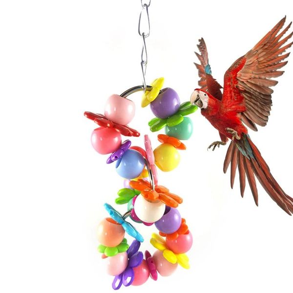 multicolor bird hanging toy nontoxic acrylic bead flower parakeet chew bite resistant budgies parrot cage birds supplies other
multicolor bird hanging toy nontoxic acrylic bead flower parakeet chew bite resistant budgies parrot cage birds supplies other
