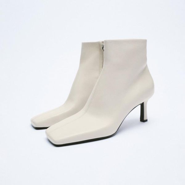 boots white elegant women's shoes 2021 autumn winter square toe stiletto elastic skinny high-heeled short boot, Black
boots white elegant women's shoes 2021 autumn winter square toe stiletto elastic skinny high-heeled short boot, Black