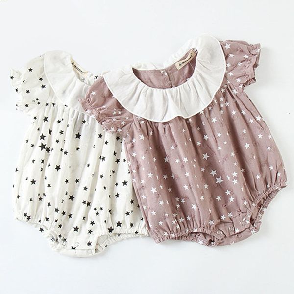 baby girls clothing lapel short sleeves rompers summer stars printing infant clothes baby girls rompers, Blue
baby girls clothing lapel short sleeves rompers summer stars printing infant clothes baby girls rompers, Blue