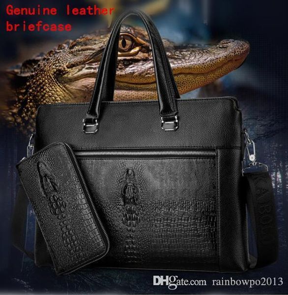 factory wholesale men bag fashion crocodile pattern leather handbag gentle mans first layer of leathers crocodiles patterns business porta
factory wholesale men bag fashion crocodile pattern leather handbag gentle mans first layer of leathers crocodiles patterns business porta