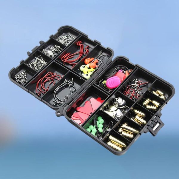 fishing accessories 127pcs/set waterproof fish hook fittings gear fishhook storage box
fishing accessories 127pcs/set waterproof fish hook fittings gear fishhook storage box