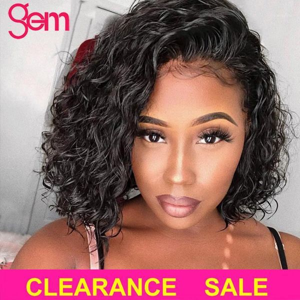 water wave wig 4x4 lace closure short bob wigs for black women gem brazilian remy human hair front pixie cut wig1, Black;brown
water wave wig 4x4 lace closure short bob wigs for black women gem brazilian remy human hair front pixie cut wig1, Black;brown
