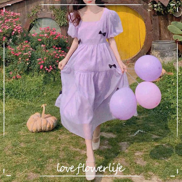 summer elegant midi dresses women casual basic beach dress korean fashion square collar kawaii dress females bow design 210521, Black;gray
summer elegant midi dresses women casual basic beach dress korean fashion square collar kawaii dress females bow design 210521, Black;gray