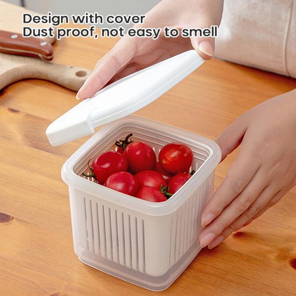 kitchen ginger garlic storage box refrigerator fruit portable square fresh preservation drain seal double-layer onion boxes bottles & jars
kitchen ginger garlic storage box refrigerator fruit portable square fresh preservation drain seal double-layer onion boxes bottles & jars