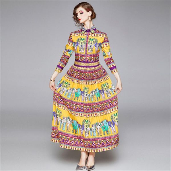 casual dresses elegant women vintage print a-line long dress 2021 spring sleeves business office slim party vestidos, Black;gray
casual dresses elegant women vintage print a-line long dress 2021 spring sleeves business office slim party vestidos, Black;gray
