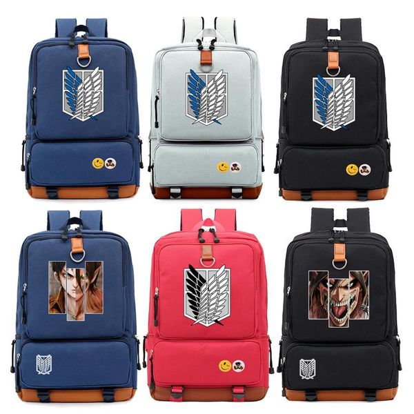 backpack attack on titan casual teenagers men women's student school bags travel shoulder bag laptop
backpack attack on titan casual teenagers men women's student school bags travel shoulder bag laptop