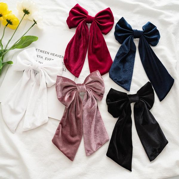 hair accessories velvet chiffon yarn long ribbon bow spring ponytail holder hairpins for women clips pins headwear
hair accessories velvet chiffon yarn long ribbon bow spring ponytail holder hairpins for women clips pins headwear