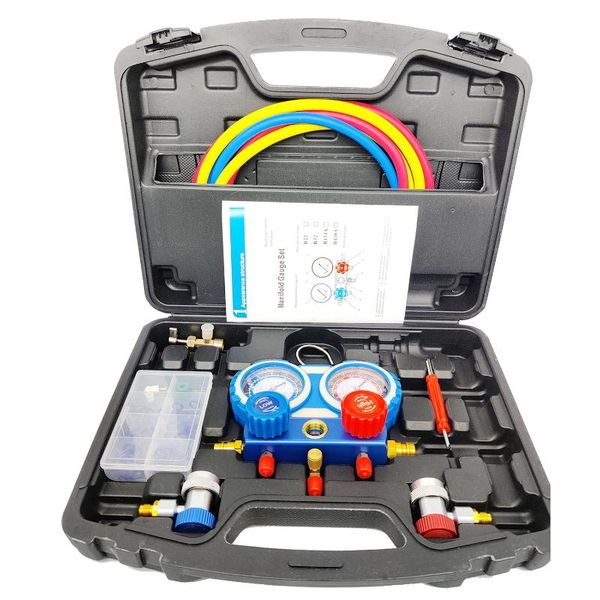 professional hand tool sets 1set r22 r134a r404a r407c car air conditioning manifold gauge set double valve pressure refrigerant
professional hand tool sets 1set r22 r134a r404a r407c car air conditioning manifold gauge set double valve pressure refrigerant