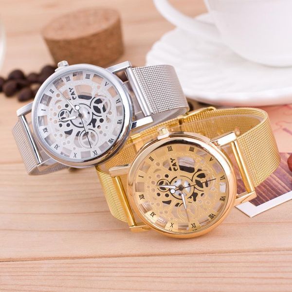 wristwatches fashion simple skeleton women watches quartz wrist watch casual womens ladies clock relogio feminino, Slivery;brown
wristwatches fashion simple skeleton women watches quartz wrist watch casual womens ladies clock relogio feminino, Slivery;brown