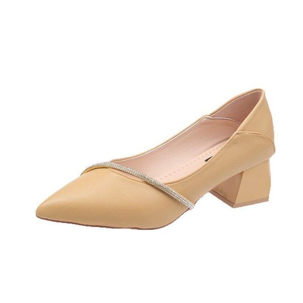 dress shoes 2021 spring autumn classic high-quality high-heeled for woman pointed toe middle heel slip-on shallow daily, Black
dress shoes 2021 spring autumn classic high-quality high-heeled for woman pointed toe middle heel slip-on shallow daily, Black
