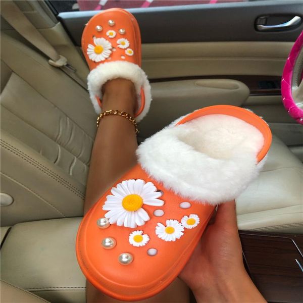 slippers cute winter platform women warm fluffy sandals non slip comfortable lightweight outdoor little daisy, Black
slippers cute winter platform women warm fluffy sandals non slip comfortable lightweight outdoor little daisy, Black