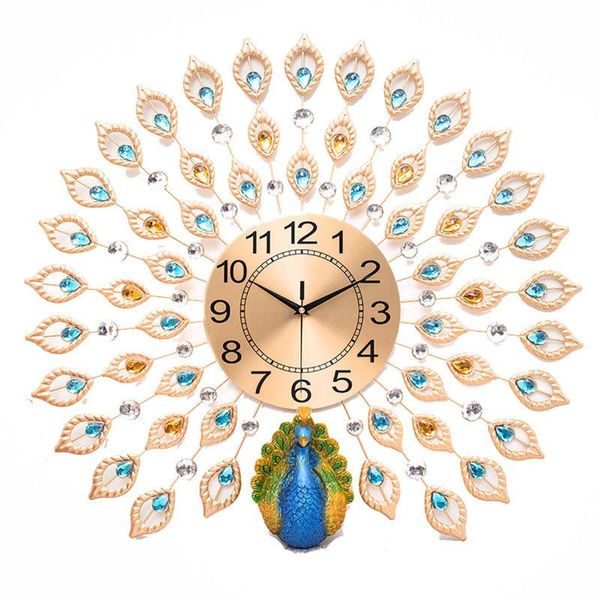 wall clocks large 3d diamond crystal quartz peacock european modern design for home living room decor bedroom silent clock
wall clocks large 3d diamond crystal quartz peacock european modern design for home living room decor bedroom silent clock