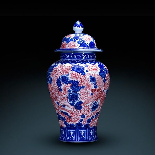 vases jingdezhen ceramics antique blue and white glaze red temple jar chinese living room vestibule decorative dragon porcelain vase
vases jingdezhen ceramics antique blue and white glaze red temple jar chinese living room vestibule decorative dragon porcelain vase