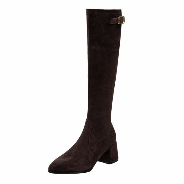 winter knee high boots women designer round toe low heels shoes goat suede leather party wedding fashion luxury platform lady warorwar ygn02, Black
winter knee high boots women designer round toe low heels shoes goat suede leather party wedding fashion luxury platform lady warorwar ygn02, Black