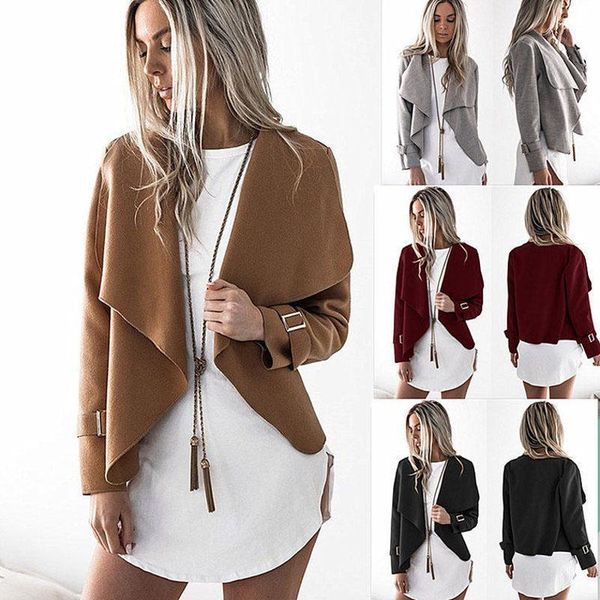 women's jackets jacket autumn lrregular solid tweed coat outside steertwear fashion urban female winter, Black;brown
women's jackets jacket autumn lrregular solid tweed coat outside steertwear fashion urban female winter, Black;brown
