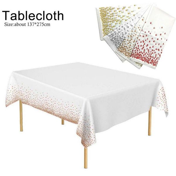 137x275cm dining room tablecloth printed dot table cover for kids happy birthday party supplies banquet wedding decoration cloth
137x275cm dining room tablecloth printed dot table cover for kids happy birthday party supplies banquet wedding decoration cloth