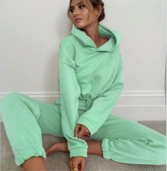 2 piece set spring womens pants autumn tracksuit solid hoodies drawstring crop and elastic waist suit fashion sports outfits, White
2 piece set spring womens pants autumn tracksuit solid hoodies drawstring crop and elastic waist suit fashion sports outfits, White