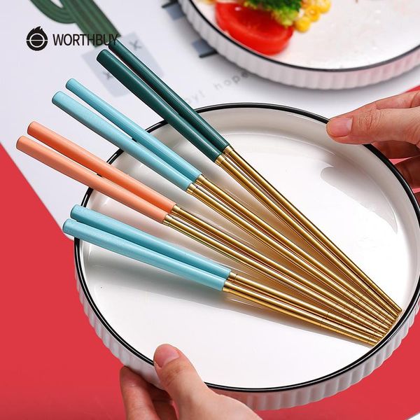 chopsticks worthbuy gold set 18/8 stainless steel for sushi sticks bamboo handle reusable non-slip
chopsticks worthbuy gold set 18/8 stainless steel for sushi sticks bamboo handle reusable non-slip