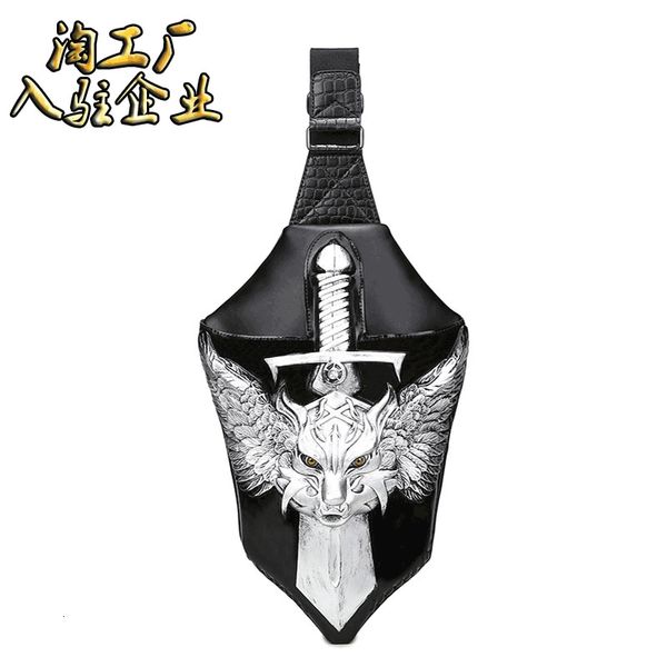 bags wallet backpack 3d war wolf chest bag personalized relief korean tourism waterproof pu mobile phone shoulder men's punk messenger, Black;red
bags wallet backpack 3d war wolf chest bag personalized relief korean tourism waterproof pu mobile phone shoulder men's punk messenger, Black;red
