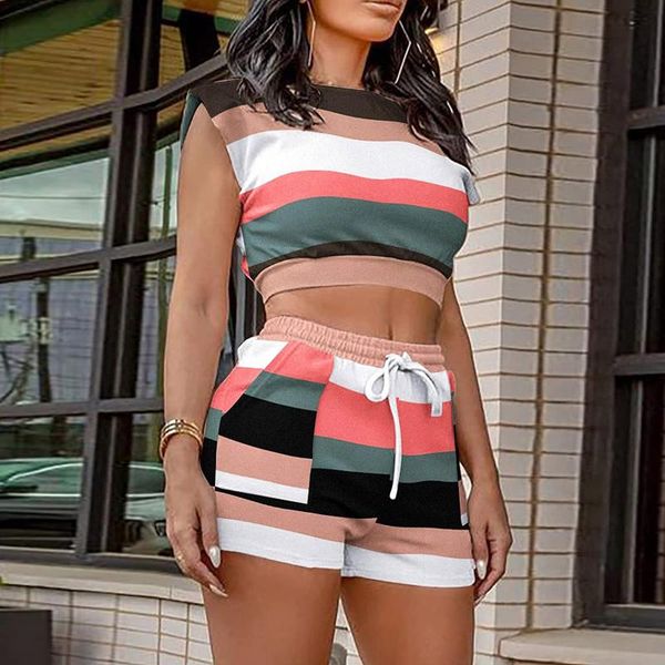 women's tracksuits casual shorts two piece set women summer 2021 loose fashion short sleeve beach cropped blouse+shorts pants, Gray
women's tracksuits casual shorts two piece set women summer 2021 loose fashion short sleeve beach cropped blouse+shorts pants, Gray