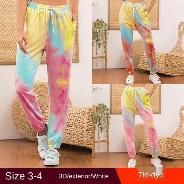 selling european and american women's leisure casual sports tie-dye printed drawstring trousers pants & capris, Black;white
selling european and american women's leisure casual sports tie-dye printed drawstring trousers pants & capris, Black;white