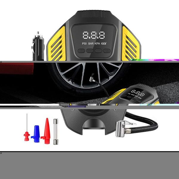 inflatable pump portable air compressor 12v electric led lighting digital display for car tires auto bicycles motorcycle
inflatable pump portable air compressor 12v electric led lighting digital display for car tires auto bicycles motorcycle