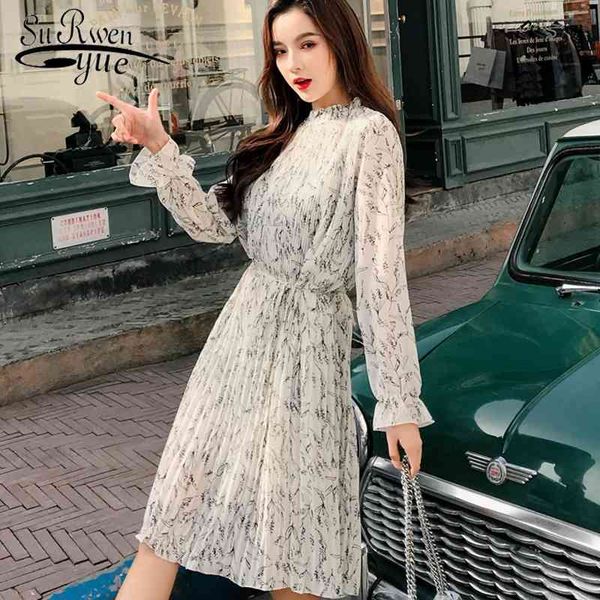 fashion women spring dress flare long sleeve print chiffon high waist evening party clothes 3149 50 210508, Black;gray
fashion women spring dress flare long sleeve print chiffon high waist evening party clothes 3149 50 210508, Black;gray