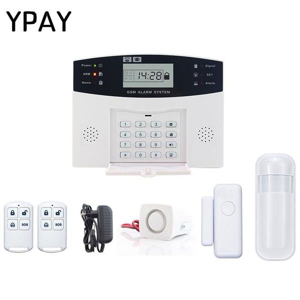pg-505 gsm alarm systems remote control voice prompt wireless door detector home security lcd display wired siren kit
pg-505 gsm alarm systems remote control voice prompt wireless door detector home security lcd display wired siren kit