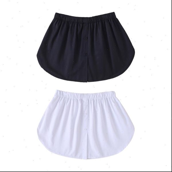 korean decorative solid color women skirts a line flare false fake hem button down elastic waist layered detachable, Black
korean decorative solid color women skirts a line flare false fake hem button down elastic waist layered detachable, Black