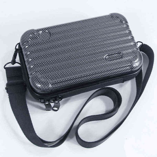 pc storage small square bag carbon fiber texture overnight wash bag messenger single shoulder multifunctional mini cosmetic
pc storage small square bag carbon fiber texture overnight wash bag messenger single shoulder multifunctional mini cosmetic
