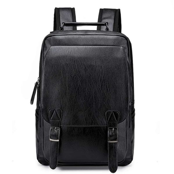 men's large capacity leather bag fashion waterproof travel bag pu computer bag men's backpack 210929
men's large capacity leather bag fashion waterproof travel bag pu computer bag men's backpack 210929