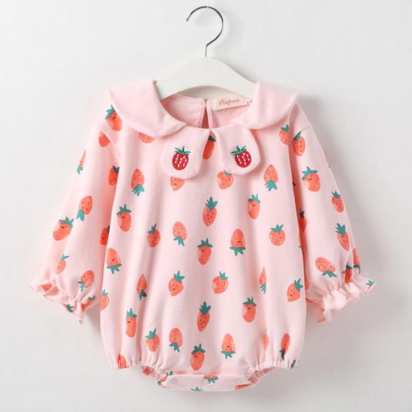 jumpsuits baby boys girl rompers long sleeves strawberry printing spring autumn boy born clothes, Blue
jumpsuits baby boys girl rompers long sleeves strawberry printing spring autumn boy born clothes, Blue
