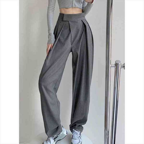 straight high waist suit pants womens summer and autumn pockets black wide leg pants adjustable loose casual trousers trend, Black;white
straight high waist suit pants womens summer and autumn pockets black wide leg pants adjustable loose casual trousers trend, Black;white