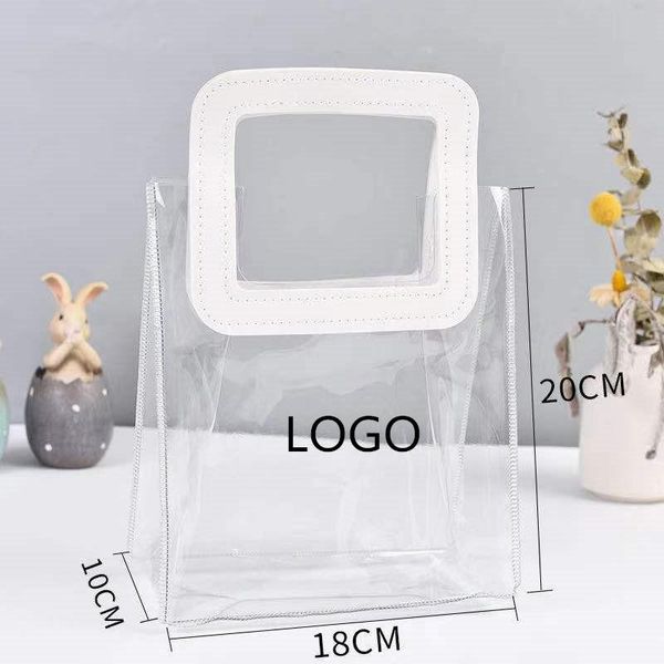 transparent pvc handbag cosmetic packaging bag candy plastic gift suitable for all kinds of party activities custom logo wrap
transparent pvc handbag cosmetic packaging bag candy plastic gift suitable for all kinds of party activities custom logo wrap