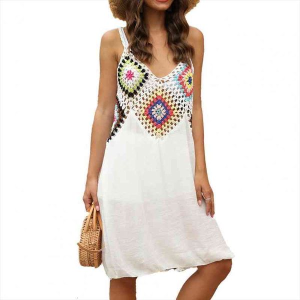 women v-neck sling see-through crochet hollow summer dress sundress for beach summer dress sundress for beach women, Black;gray
women v-neck sling see-through crochet hollow summer dress sundress for beach summer dress sundress for beach women, Black;gray