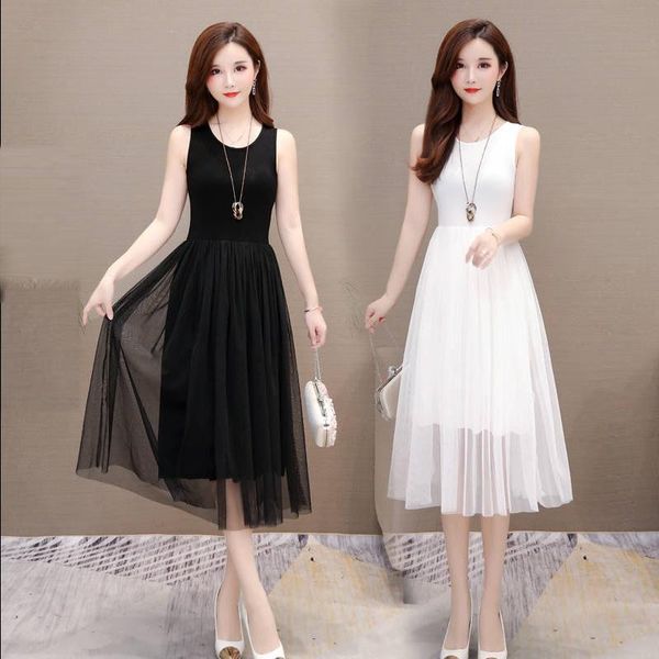 casual dresses 2022 mori girl ruffle dress women summer high waist mesh pleated female slim fairy vestidos, Black;gray
casual dresses 2022 mori girl ruffle dress women summer high waist mesh pleated female slim fairy vestidos, Black;gray