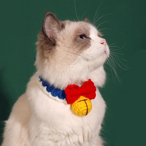 cat collars & leads hand-knitted woolen cute soft collar scarf with bowknot and small bell pet dog chihuahua bandana necklace accessories
cat collars & leads hand-knitted woolen cute soft collar scarf with bowknot and small bell pet dog chihuahua bandana necklace accessories