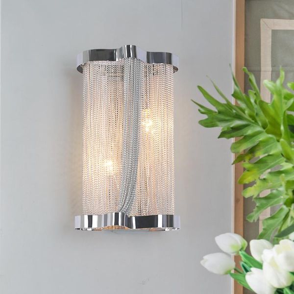 wall lamp tassels aluminium chain luxury living room decorative interior modern design lamps light silver gold color
wall lamp tassels aluminium chain luxury living room decorative interior modern design lamps light silver gold color